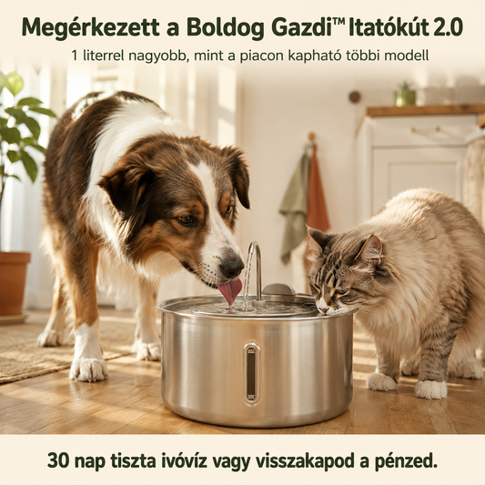 Boldog Gazdi™ Itatókút 2.0 - tisztább, biztonságosabb ivóvízért