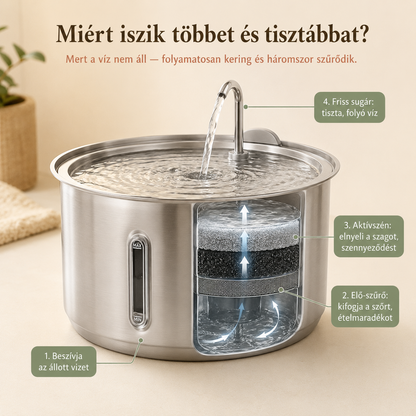 Boldog Gazdi™ Itatókút 2.0 - tisztább, biztonságosabb ivóvízért