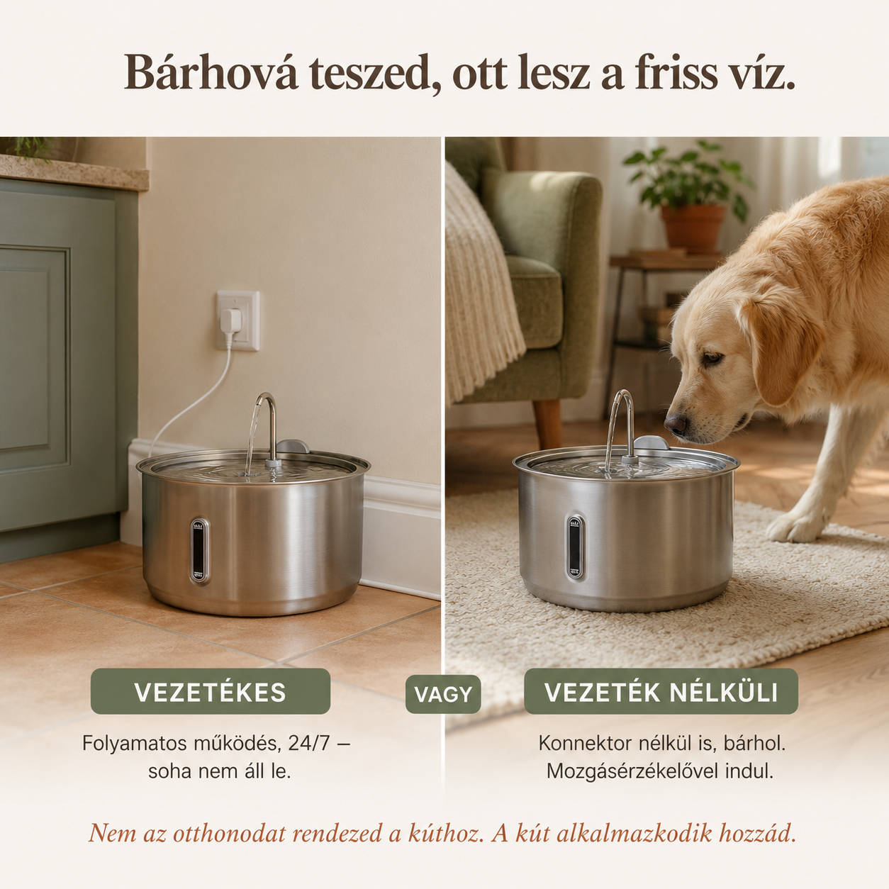 Boldog Gazdi™ Itatókút 2.0 - tisztább, biztonságosabb ivóvízért